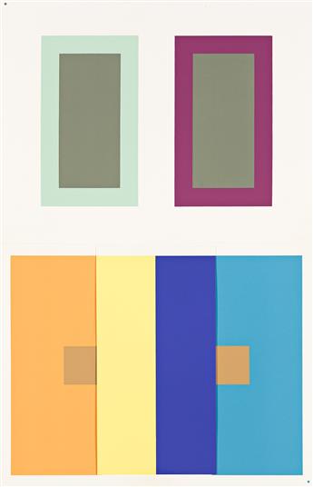 JOSEF ALBERS (1888 - 1976, AMERICAN/GERMAN) Interaction of Color.